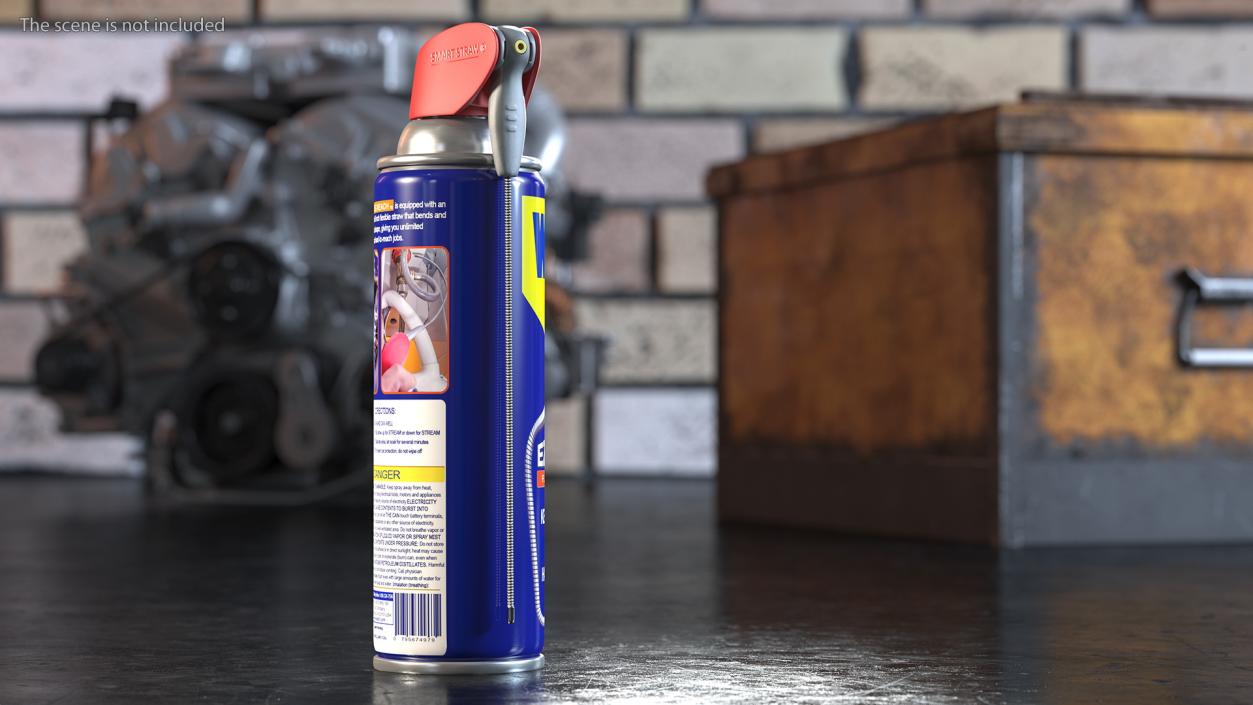 WD 40 EZ REACH Penetrative Lubricant Spray 3D