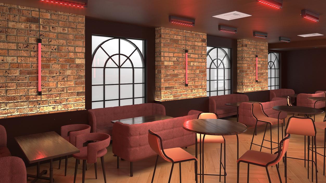 Interior of an Empty Bar 3D model