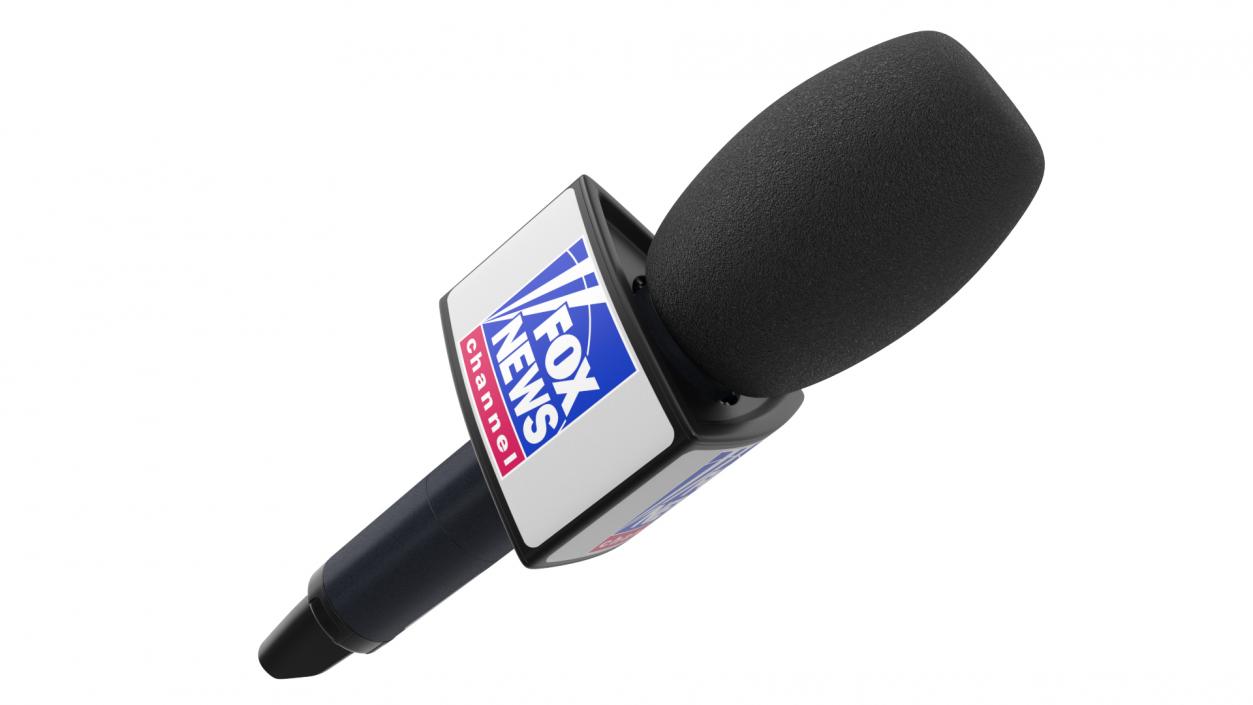 Fox News Wireless Mic Triangular 3D