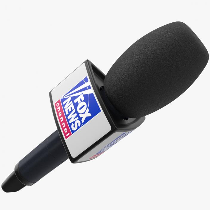 Fox News Wireless Mic Triangular 3D