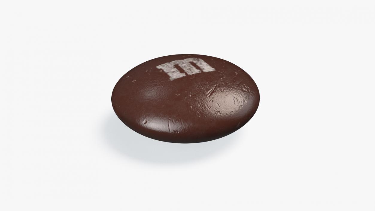 3D model M and Ms Candy Brown