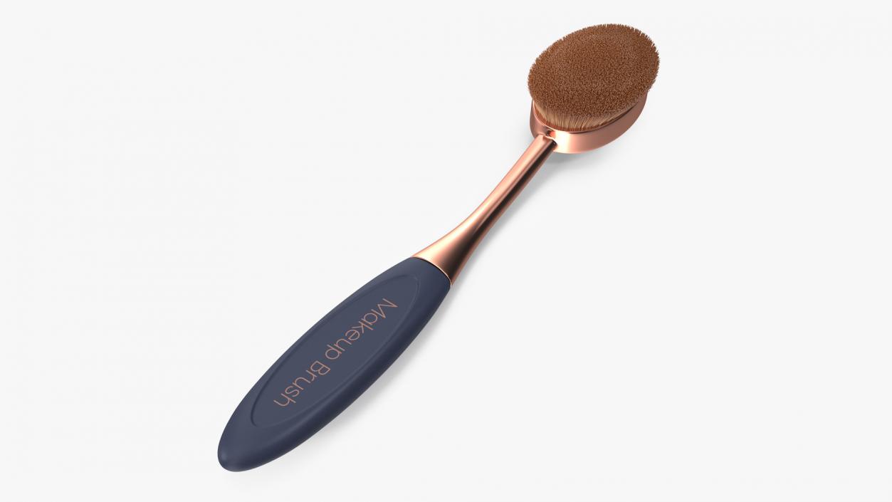 Concealer Oval Brush Fur 3D model