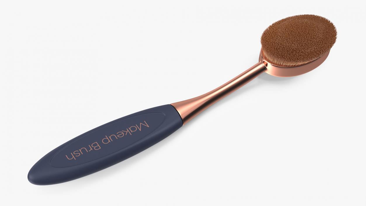 Concealer Oval Brush Fur 3D model