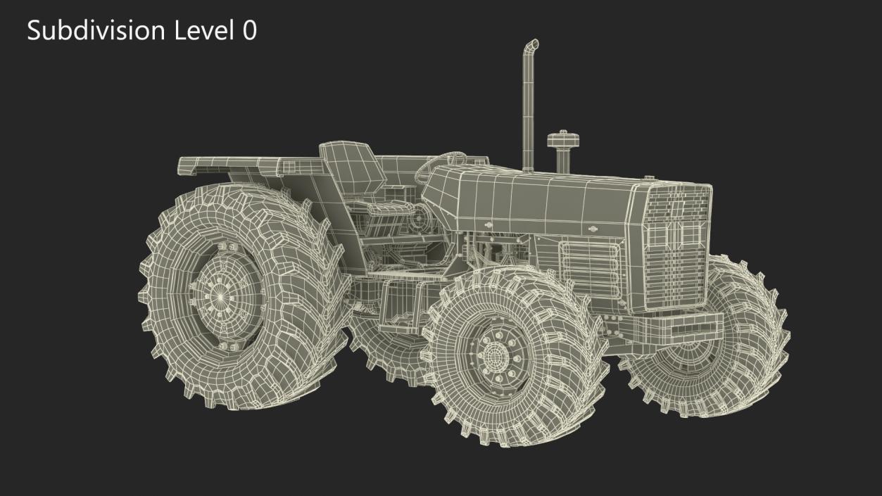 Farm Tractor 2 3D model