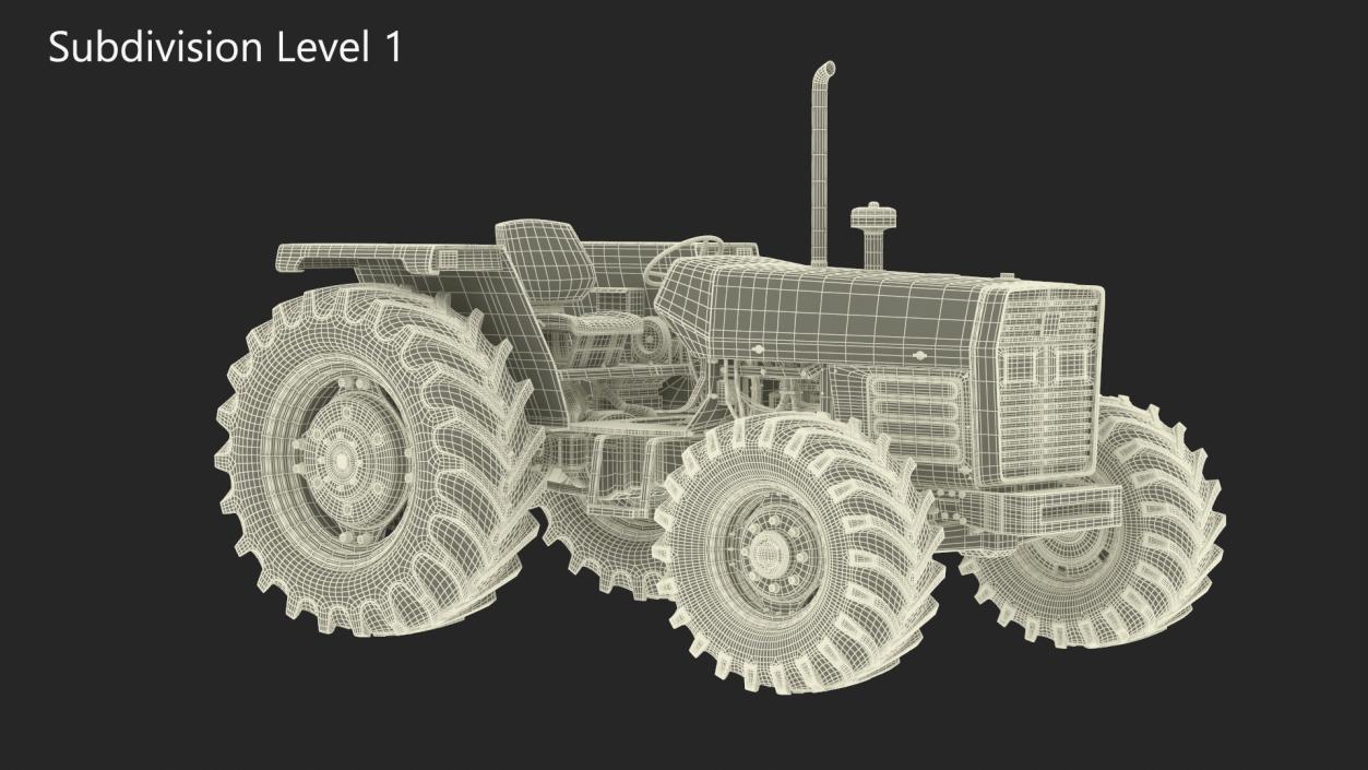 Farm Tractor 2 3D model