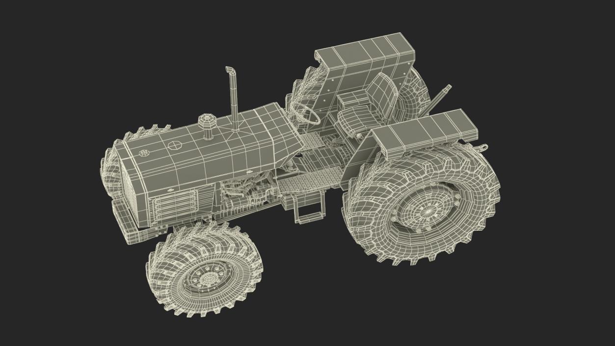 Farm Tractor 2 3D model