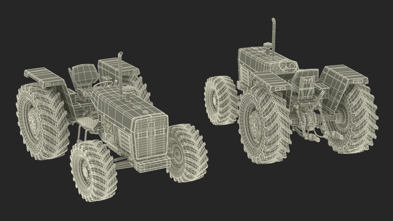 Farm Tractor 2 3D model