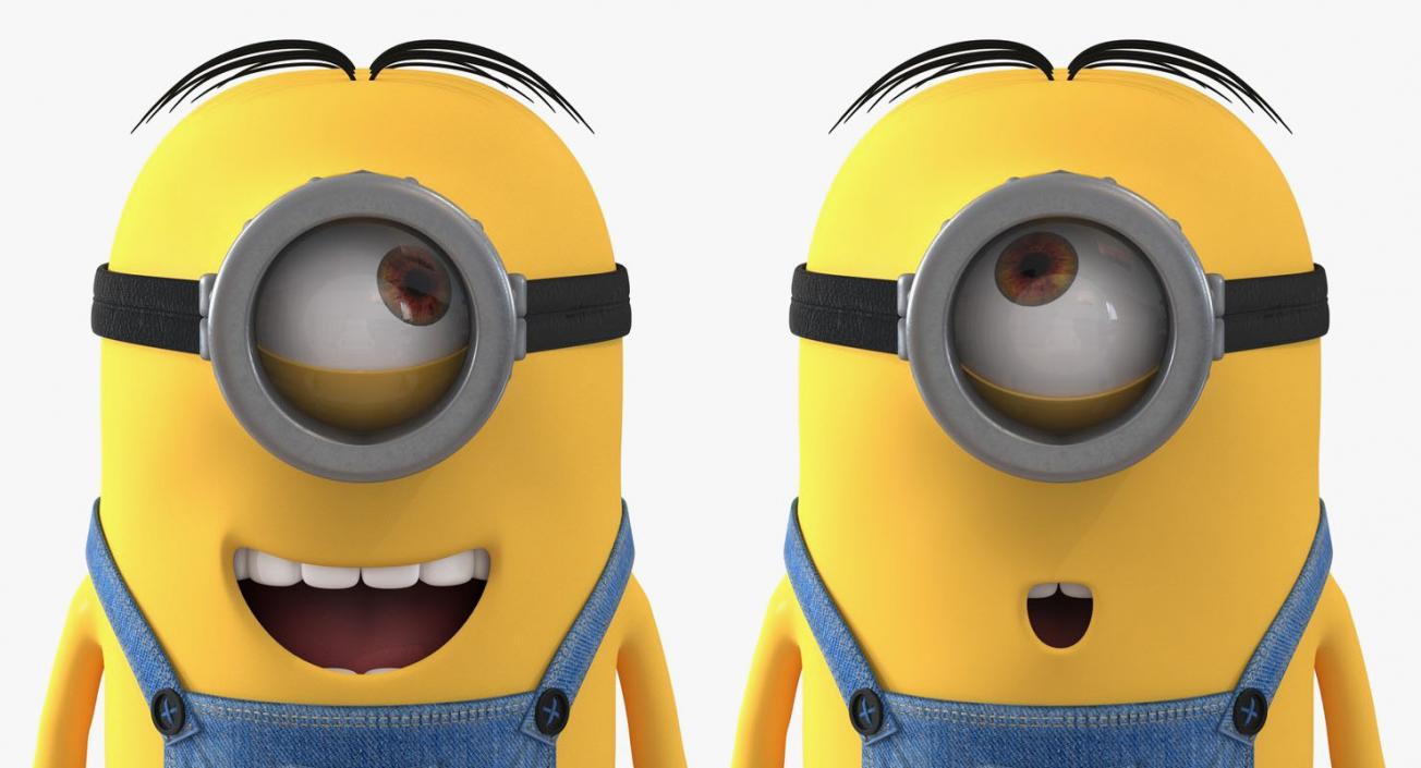 3D model Rigged Minions Collection