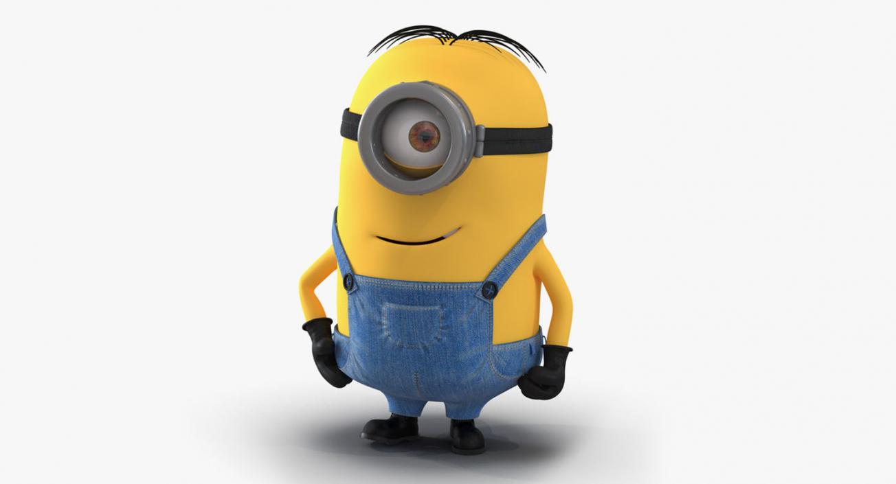 3D model Rigged Minions Collection