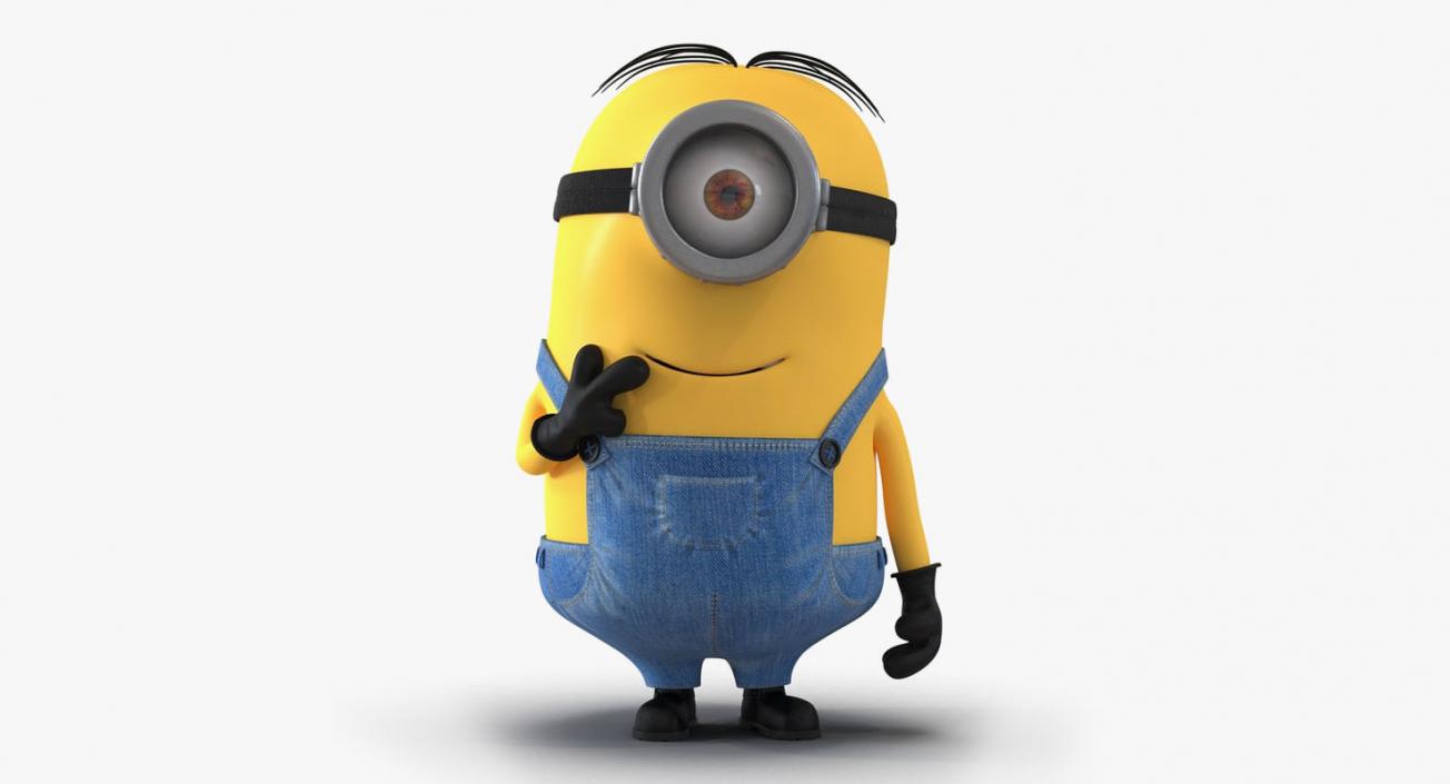 3D model Rigged Minions Collection