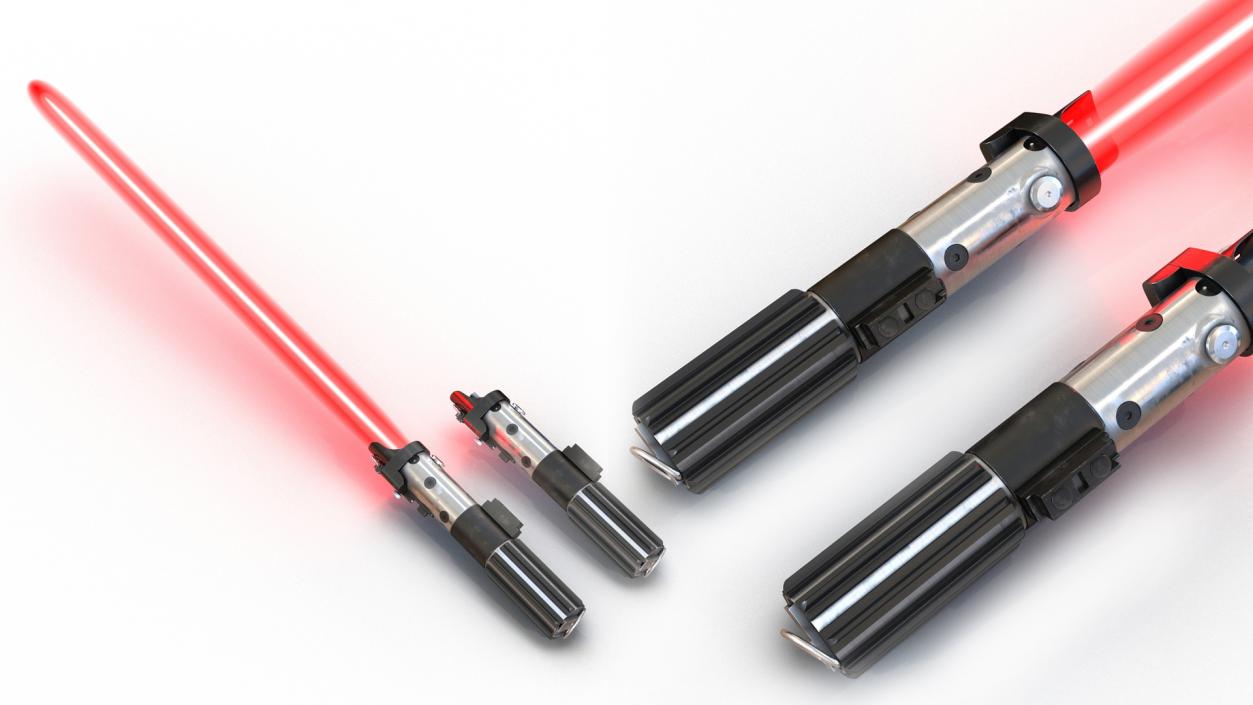 Darth Vader Energy Swords Set 3D model