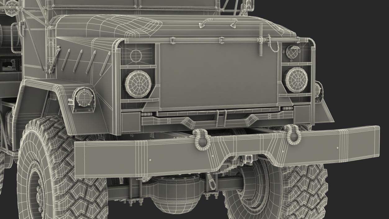 M939 Military Wrecker Light 3D