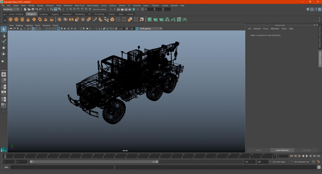 M939 Military Wrecker Light 3D