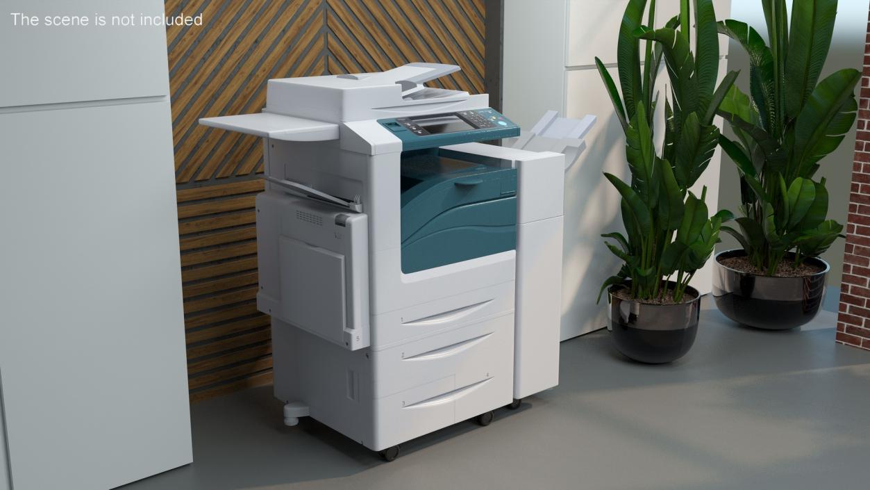 3D Office Multifunction Printer and Xerox model