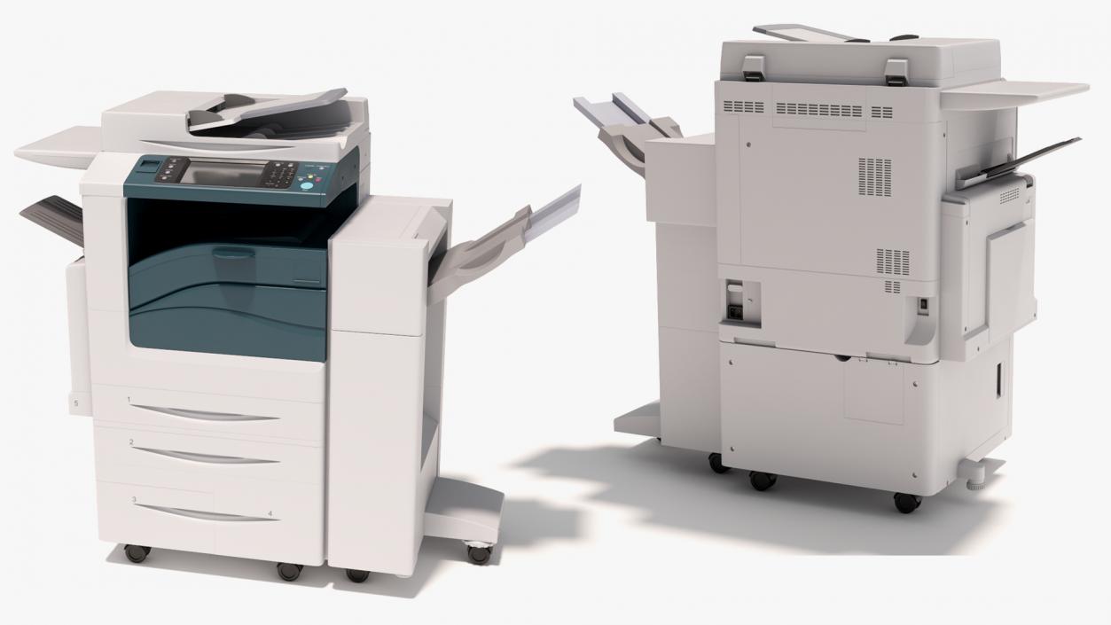 3D Office Multifunction Printer and Xerox model