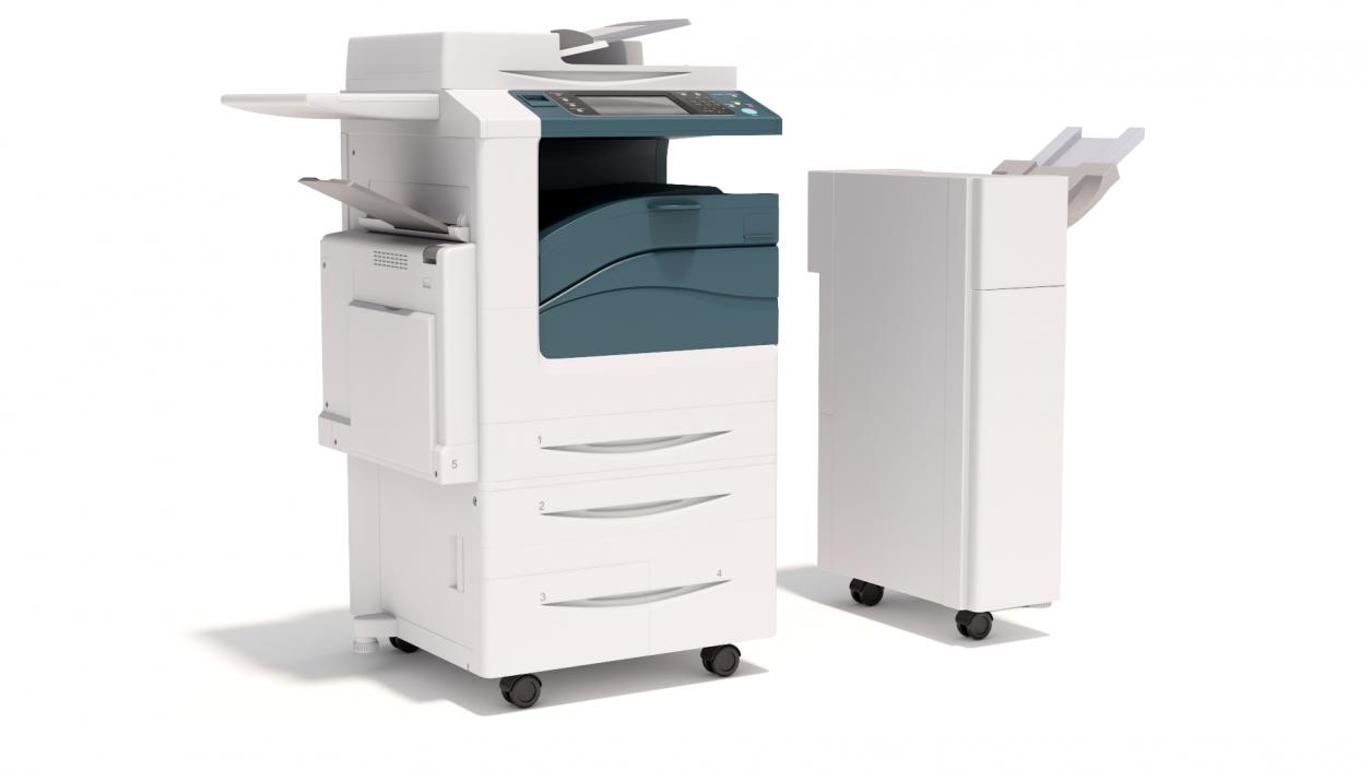 3D Office Multifunction Printer and Xerox model