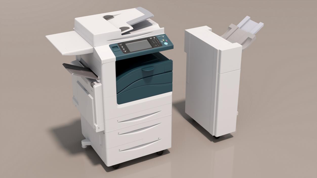 3D Office Multifunction Printer and Xerox model