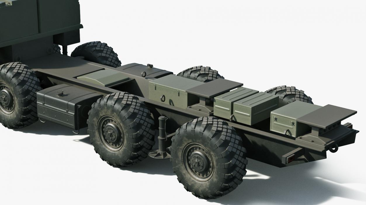 3D MAZ 543M 8x8 Truck model