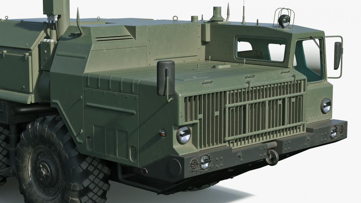 3D MAZ 543M 8x8 Truck model