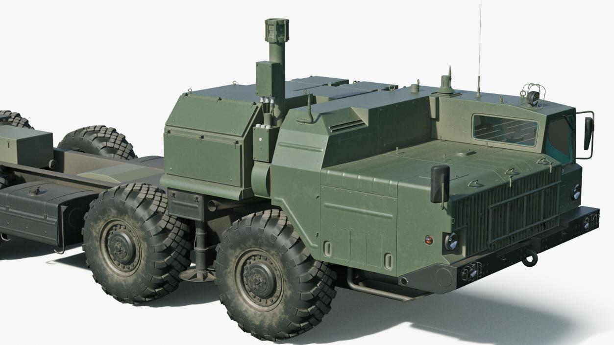 3D MAZ 543M 8x8 Truck model