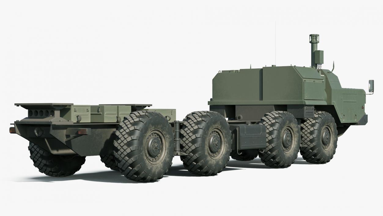 3D MAZ 543M 8x8 Truck model