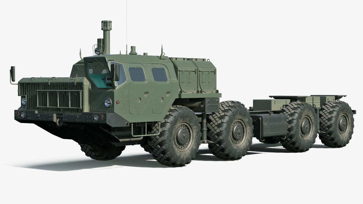 3D MAZ 543M 8x8 Truck model