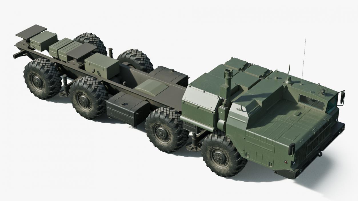 3D MAZ 543M 8x8 Truck model