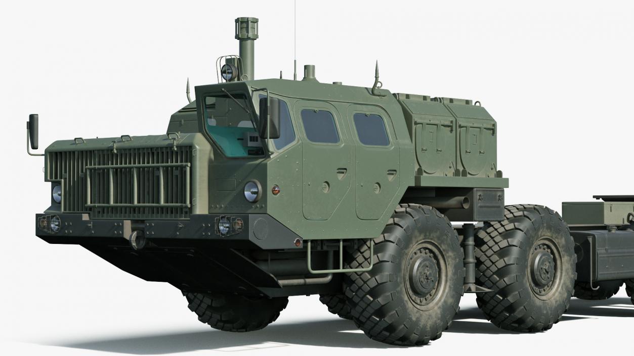 3D MAZ 543M 8x8 Truck model