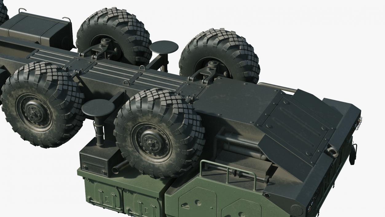 3D MAZ 543M 8x8 Truck model