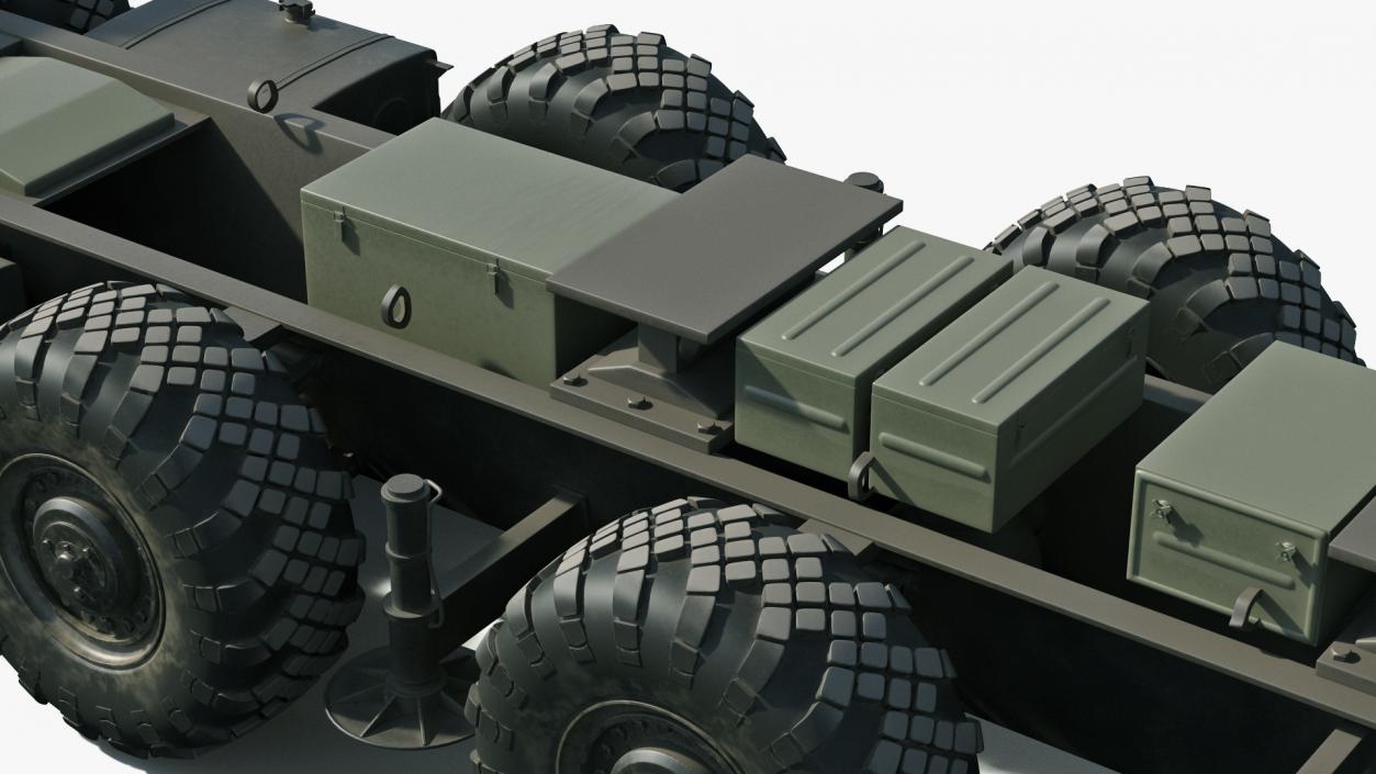 3D MAZ 543M 8x8 Truck model