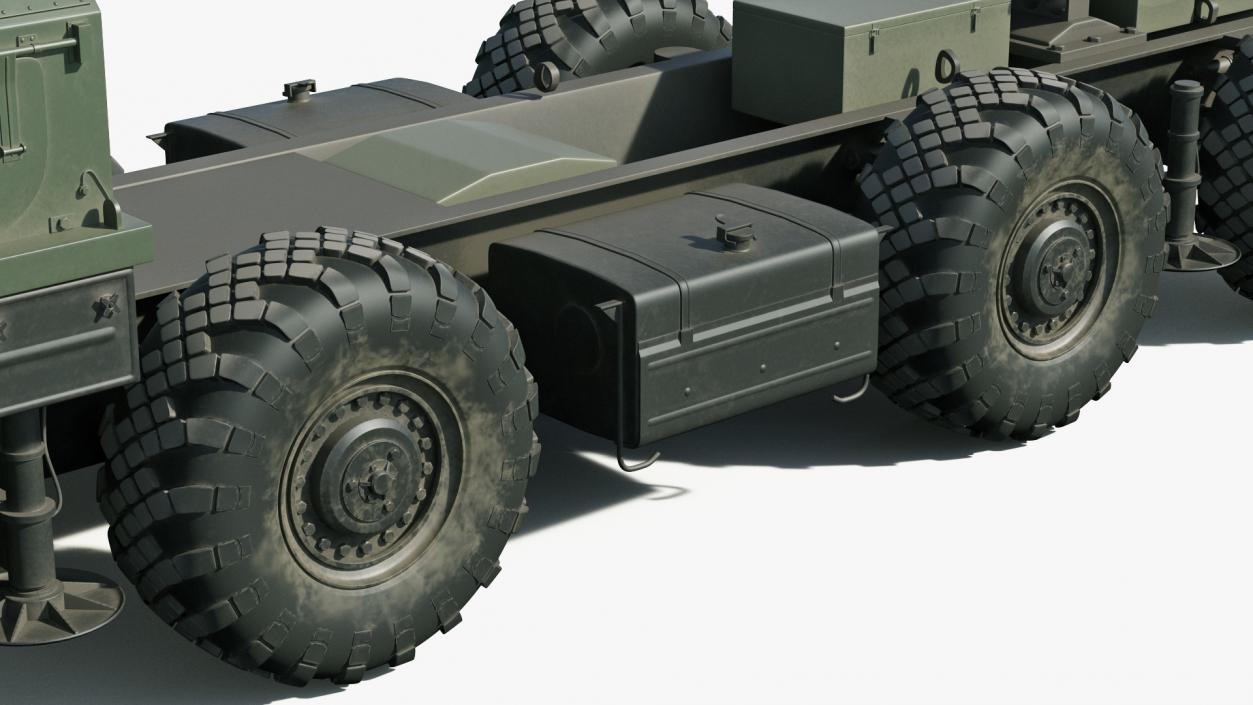 3D MAZ 543M 8x8 Truck model