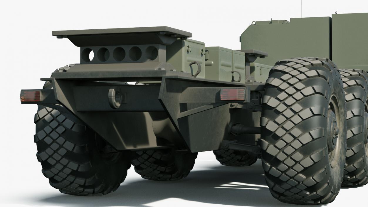 3D MAZ 543M 8x8 Truck model