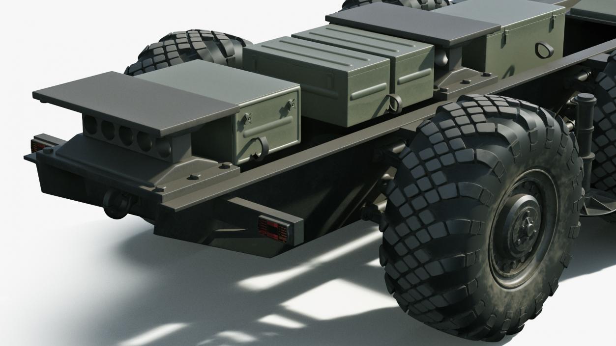 3D MAZ 543M 8x8 Truck model