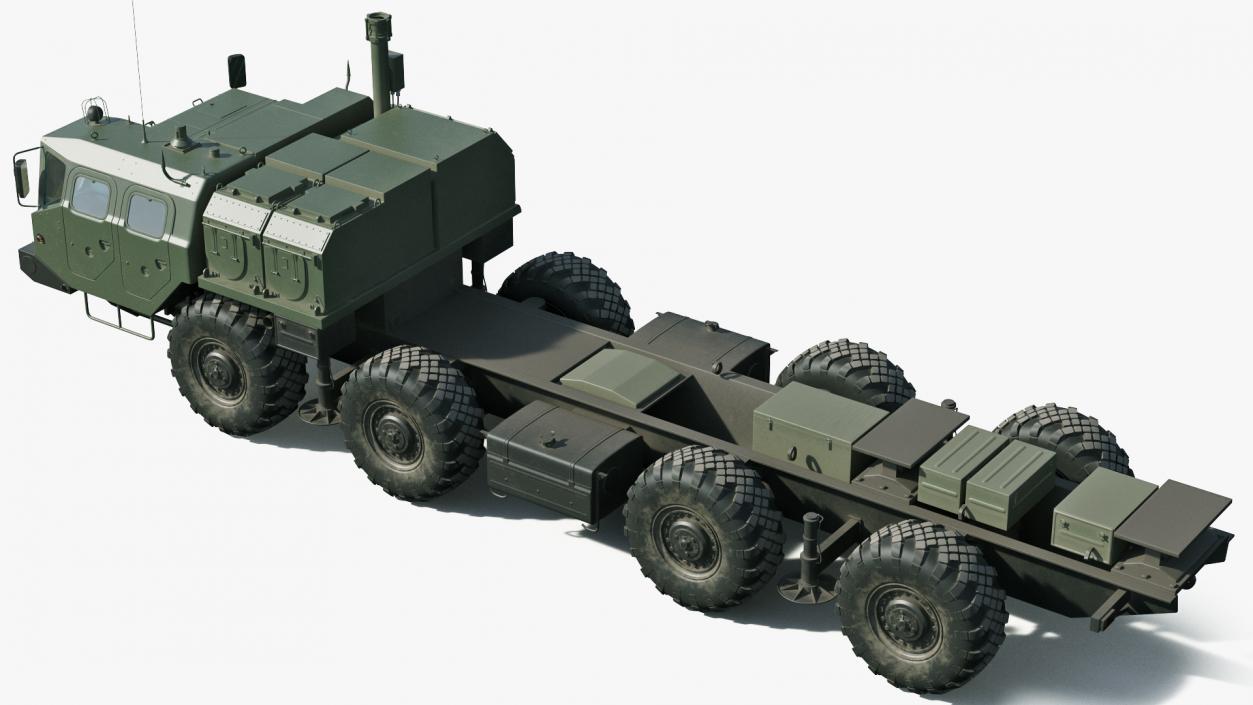 3D MAZ 543M 8x8 Truck model