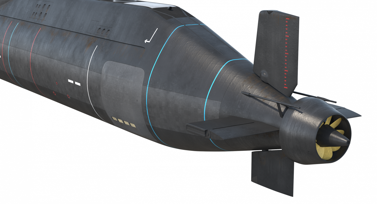 3D model HMS Artful SSNs Submarine