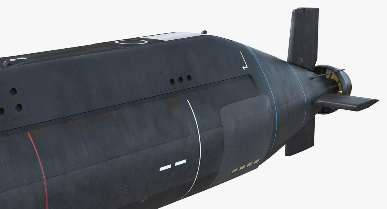 3D model HMS Artful SSNs Submarine