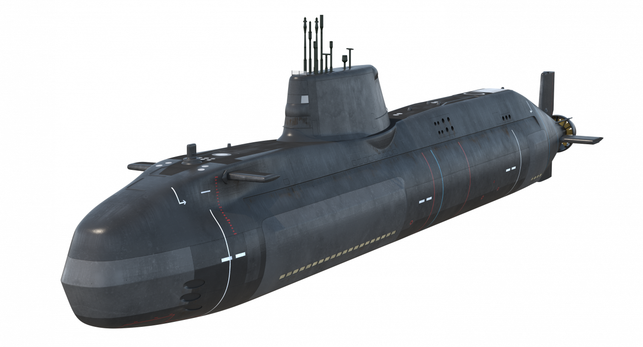 3D model HMS Artful SSNs Submarine