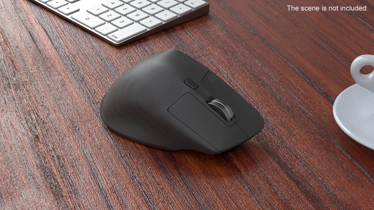 Logitech MX Master 3S Wireless Mouse Black 3D