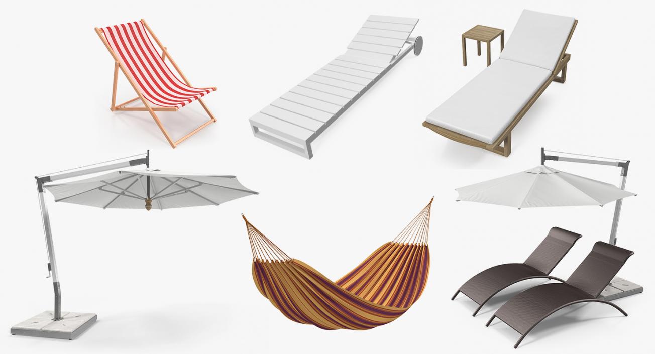 Garden Furniture 3D Models Collection 2 3D model