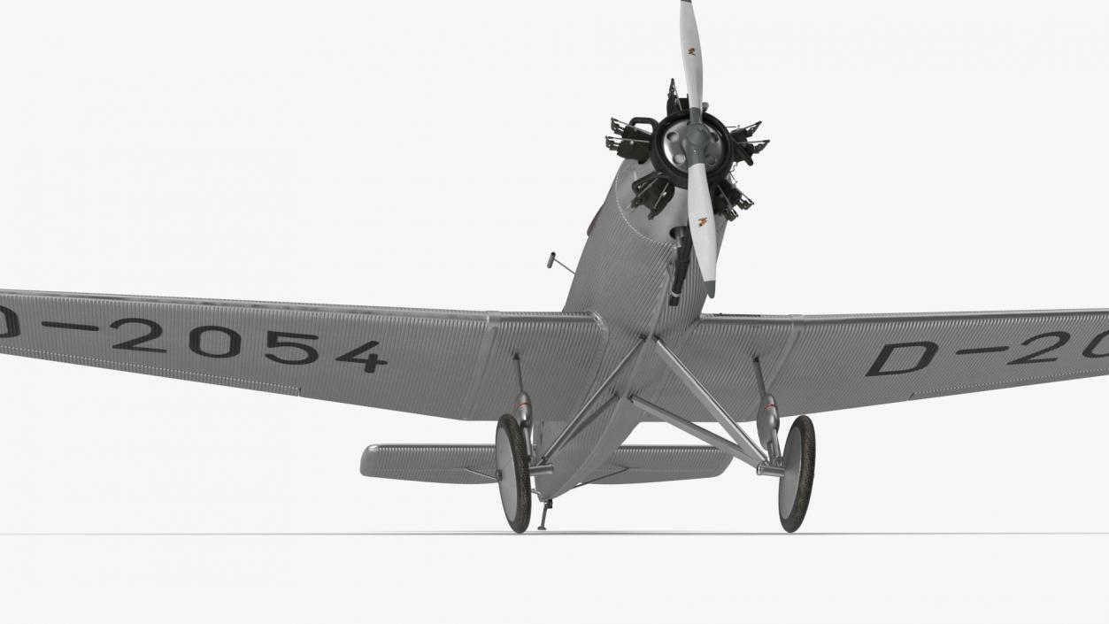 3D model Junkers A50 Junior Airplane Replica