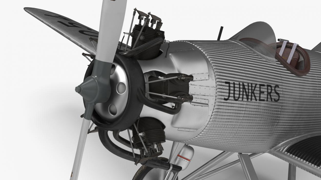 3D model Junkers A50 Junior Airplane Replica