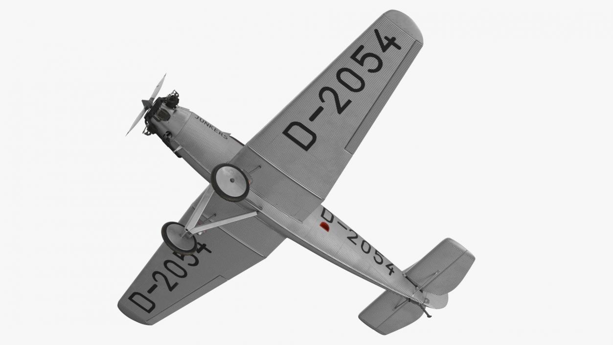 3D model Junkers A50 Junior Airplane Replica