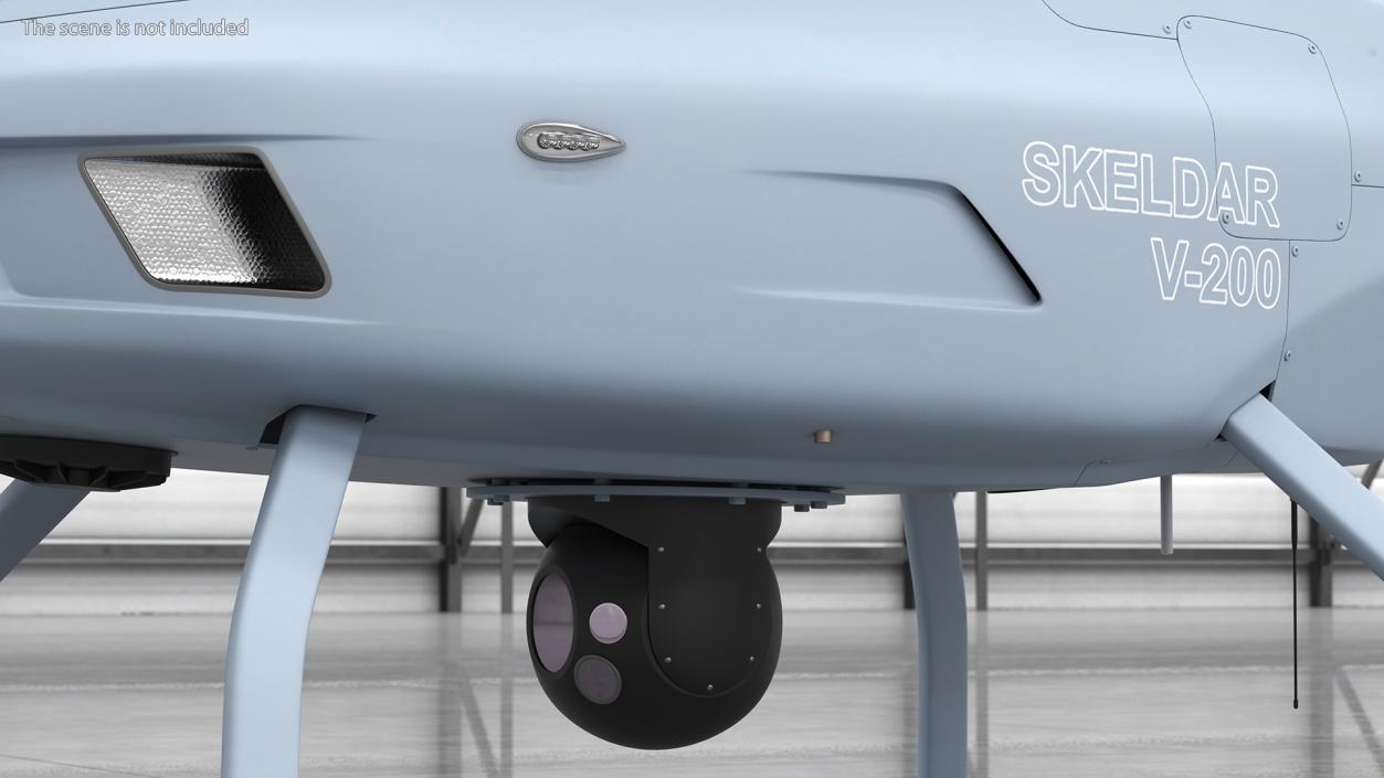 3D UMS Skeldar V200 UAV Helicopter