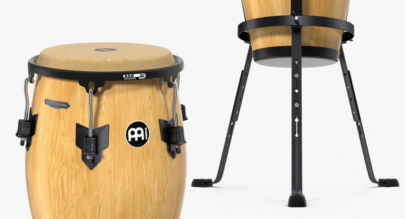 Conga Meinl Marathon with Basket Stand Light 3D model