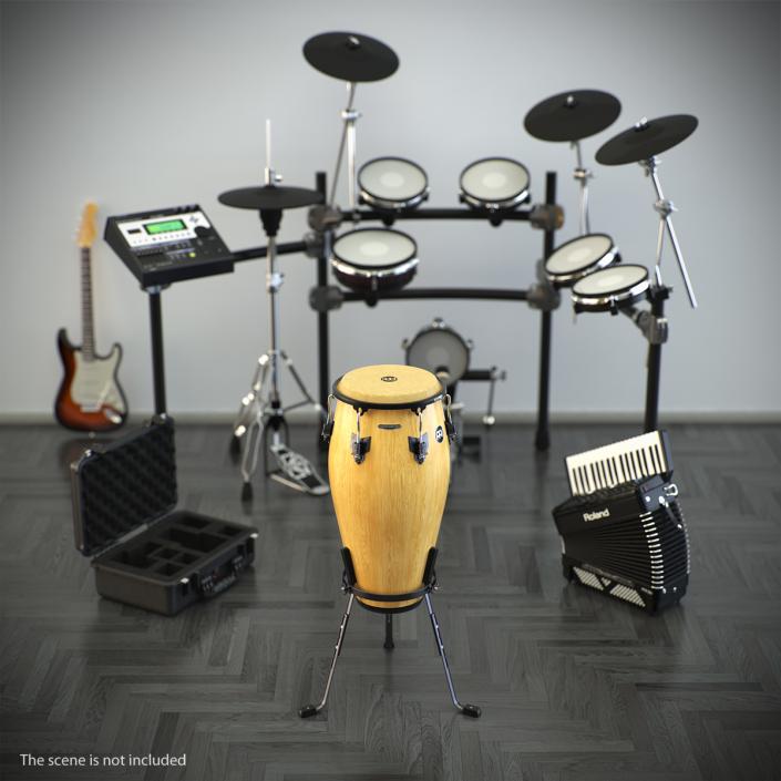 Conga Meinl Marathon with Basket Stand Light 3D model