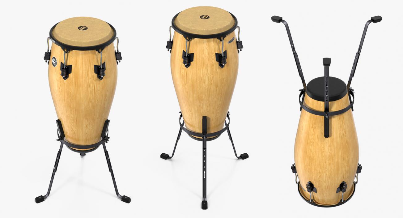 Conga Meinl Marathon with Basket Stand Light 3D model