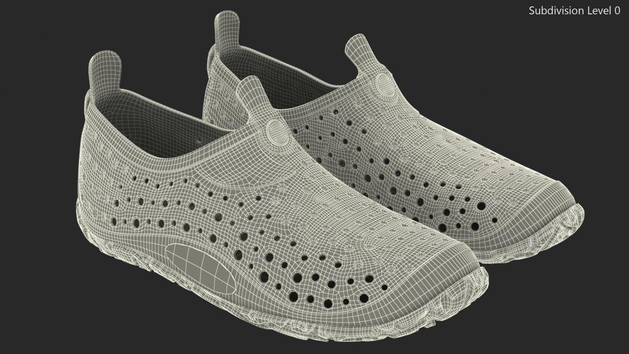 3D Water Shoes Transparent model