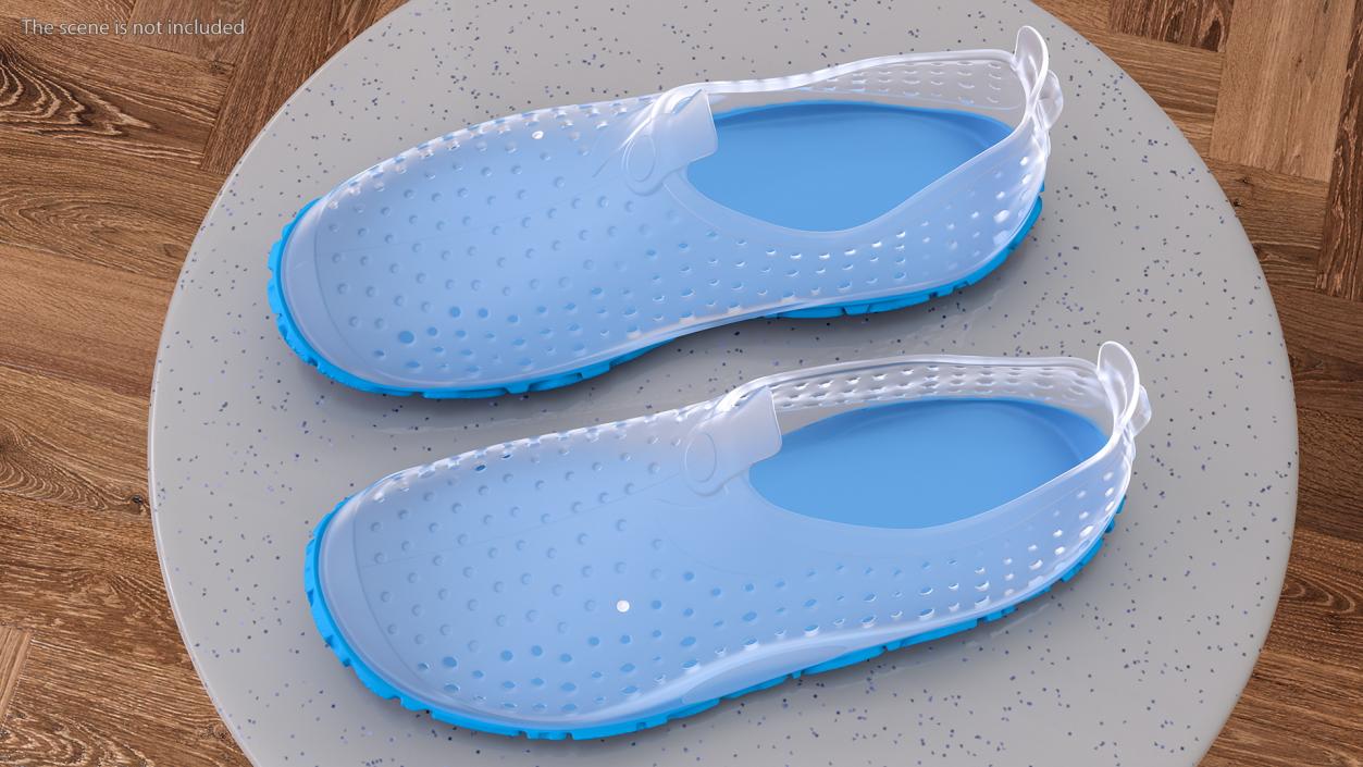 3D Water Shoes Transparent model