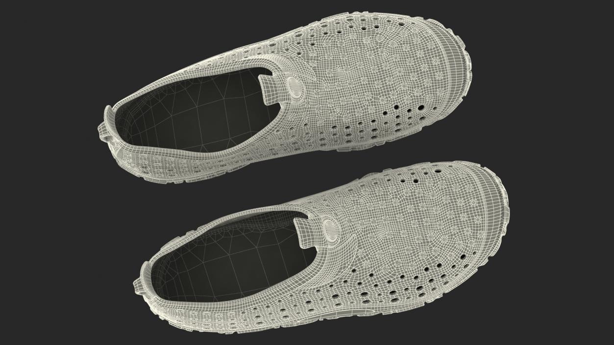 3D Water Shoes Transparent model