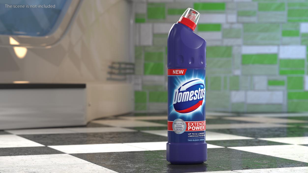 3D model Domestos Original Thick Bleach Toilet Cleaner